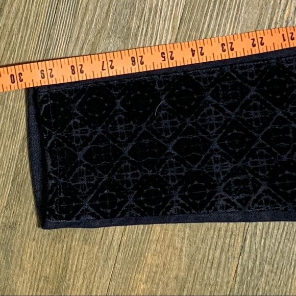 Paige Antoinette Black Velvet Color Block Print Front Skinny Jean 25 - Picture 7 of 8